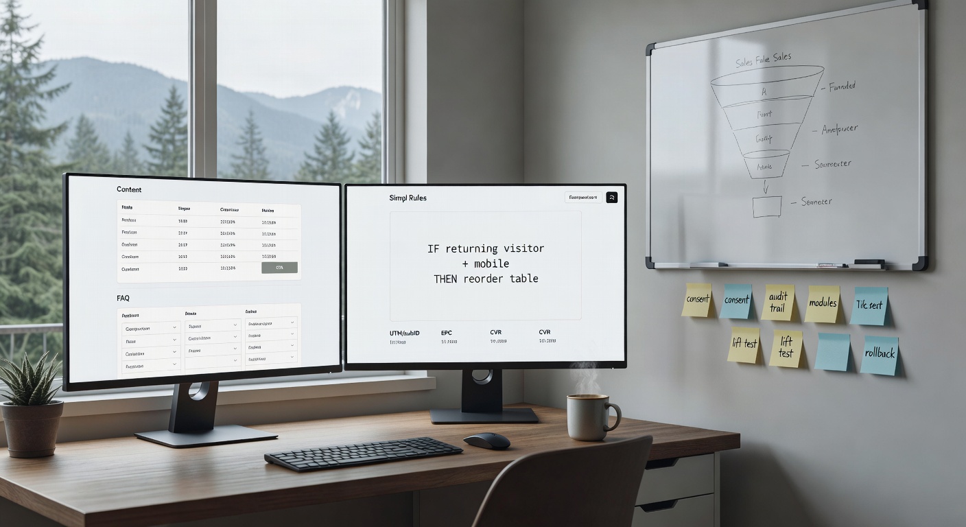 AI-powered affiliate content personalization at scale