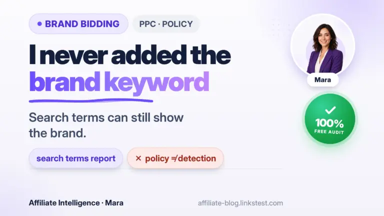 Brand bidding audit — Mara