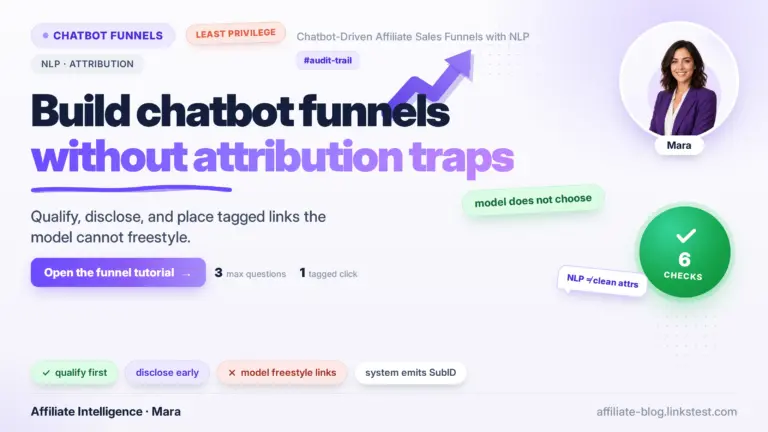 Chatbot-Driven Affiliate Sales Funnels with NLP: Build, Track, and Avoid Attribution Traps