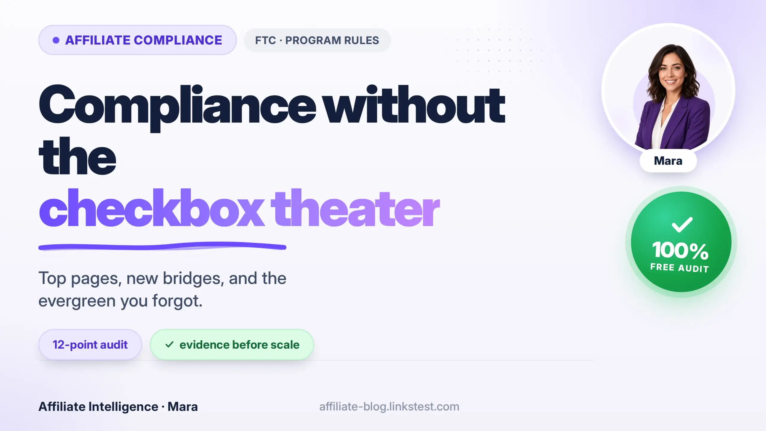 Compliance audit — Mara