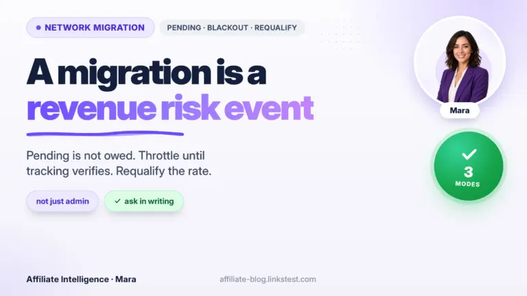 Affiliate Commissions During Merchant Network Migration: Where They Disappear