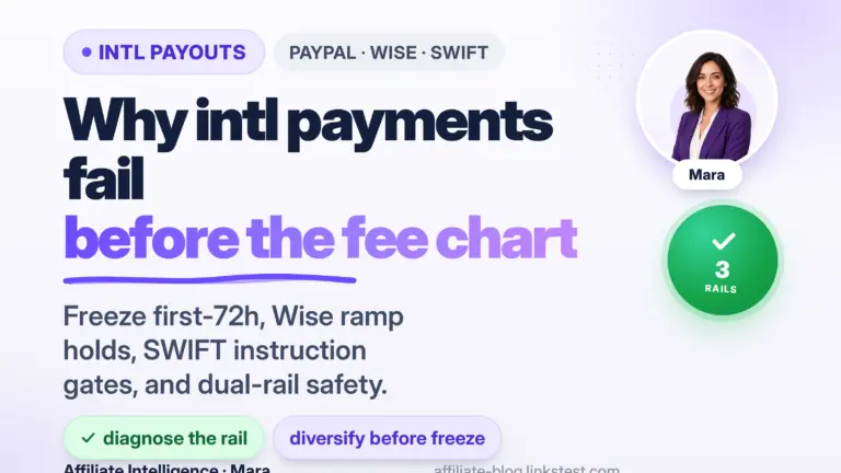 Why International Affiliate Payments Fail: PayPal, Wise, and SWIFT Breakdown