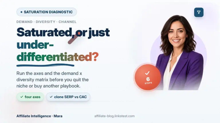 Affiliate Saturation or Under-Differentiation? A Diagnostic Guide