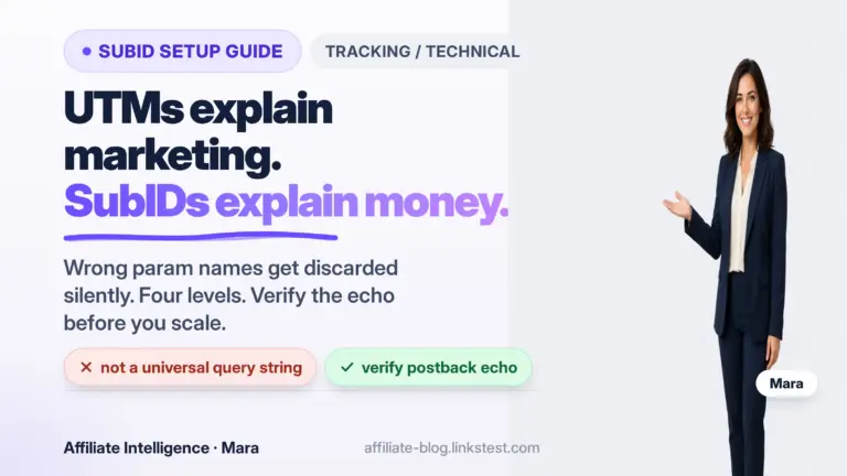 SubIDs in affiliate marketing: a complete guide to advanced tracking and attribution