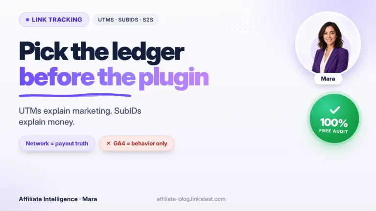 Affiliate Link Tracking Best Practices: UTMs, SubIDs & S2S Proof