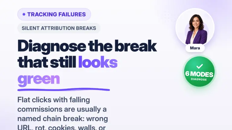 Affiliate Tracking Failures: Diagnose and Fix Silent Attribution Breaks