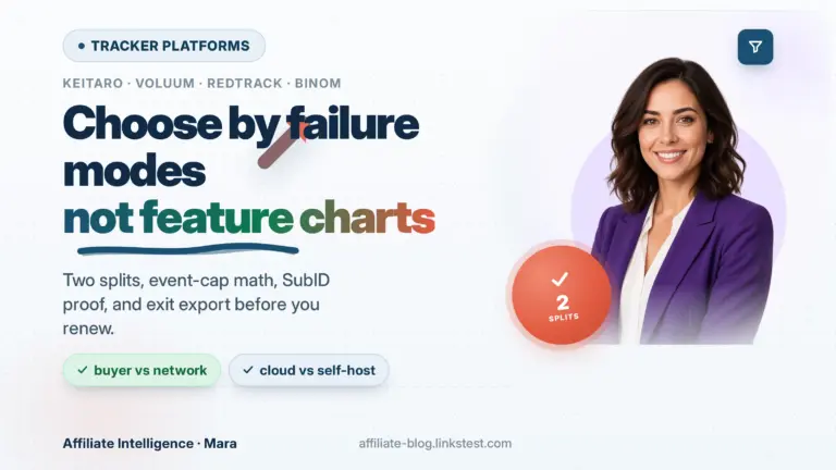 How to Choose an Affiliate Tracker: Keitaro, Voluum, RedTrack, Binom Compared